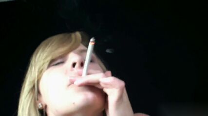 Smoking Blonde Teen POV Seduction