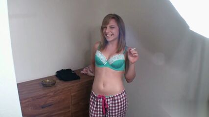 Smoking Blonde Teen POV Seduction